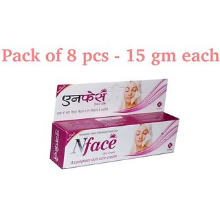 N face Skin Fairness Cream Removing Scars Marks (PACK OF 8 PCS )15 gm