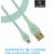 Electronio Tough USB Data Sync  Charging Cable for iPhones, iPad Air and iPad Mini(1 Meter, C-Green)