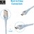 Electronio Unbreakable Tough Fast Charging Type C Cable for Android Devices (1 Meter, Aqua Blue)