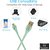 Electronio Extra Tough Unbreakable Micro USB Cable (1 Meter, C-Green)