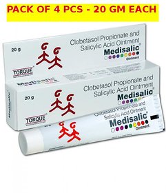 Medisalic Ointment Anti-Acne 20 gm each (Pack of 4 pcs )