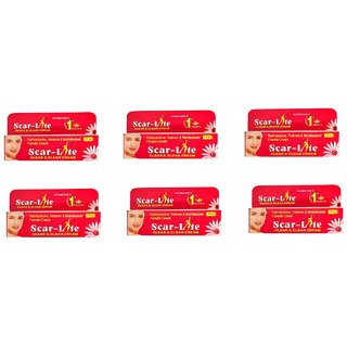 Scar-Lite Cream For Clear Clean Skin (Pack Of 6 pcs)15 gm each Scar-Lite Cream For Clear Clean Skin (Pack Of 6 pcs)15 gm each