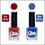 LITTLE Nail Polish - Luxurious Collection of Red Glossy and Blue Glossy Nail Polish pack of 2 ,16 ml ,8 ml each