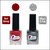 LITTLE Nail Polish - Luxurious Collection of Red Glossy and Black Glitter Nail Polish pack of 2 ,16 ml ,8 ml each
