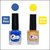 LITTLE Nail Polish - Luxurious Collection of Blue Glossy and Yellow Glitter  Nail Polish pack of 2 ,16 ml ,8 ml each