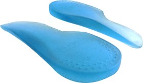 CURAFOOT FIRST IN PODIATIC CARE Gel Comfort Technology Large 3/4th Insoles Mild Arch Support Orthotic insert for Unisex