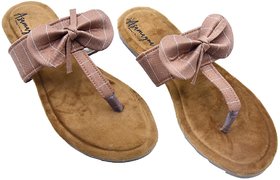 Asamayna Grey Daily Wear Outdoor Party Wear Slipper  For Women's