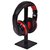 Venerate Headphone Stand Headset Holder Earphone Stand with Aluminum Supporting Bar (Black)