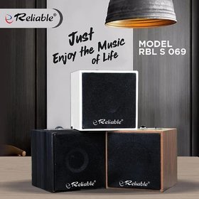 Reliable Wooden Bluetooth Speaker S069 Portable Wireless  Assorted Color