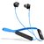 AXL Wireless neckband ABN-05 Built-in micRich BassBluetooth connectivityUpto 15 hours of battery pack(BLUE)