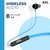 AXL Wireless neckband ABN-05 Built-in micRich BassBluetooth connectivityUpto 15 hours of battery pack(BLUE)