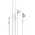 Portronics Conch Beta POR-678 In-Ear Wired Earphone With MIC  (White)