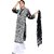 WOMEN'S LUCKNOWI CHIKANKARI WITH DESIGNER HAND EMBROIDERY SEMI SHEER STRAIGHT KURTA SHARARA SET WITH DUPATTA  WITH SLIP