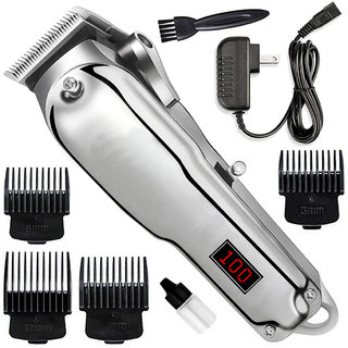 AW Rechargeable Waterproof Professional Beard Mustache Hair Trimmer Hair Clipper Razor Hair Cutting Tool For Men 62