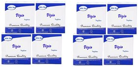 Vizio Ultra Soft Tissue Paper Napkin 1 Ply Tissue Pack Of 8 (1 Pack Contain 80 Sheets) Sheet Size 3030 cm