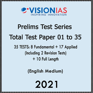                       Vision Ias Prelims Test Series 01 to 35 2021 English Medium (1 Combo Set)                                              