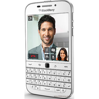                       (Refurbished) BLACKBERRY Q20 CLASSIC WHITE SMARTPHONE - Superb Condition, Like New                                              