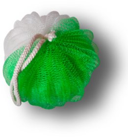 sponge with green and white color