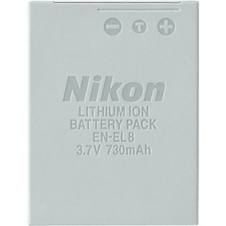 Nikon EN-EL8 Rechargeable Lithium-ion Battery for P1, P2, S1  S3 Digital Cameras