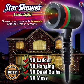 Diwali Laser Light LED Light Decoration Star Shower Multi Color Lighting For Home