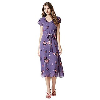                       Miss Chase Womens Georgette a-line Dress                                              