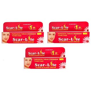 Scar-Lite Cream For Clear Clean Skin (Pack Of 3 pcs)15 gm each Scar-Lite Cream For Clear Clean Skin (Pack Of 3 pcs)15 gm each