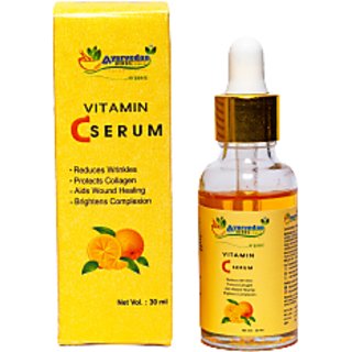                       AYURVEDAN HERBS VITAMIN C FACE SEREUM - FACE CLEARING SERUM WITH HYALURONIC ACID FOR BOOST GLOWING SKIN,BRIGHTENING,DE-P                                              