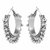 Latest  Trendy Everyday / Party Wear Stylish Beaded Silver Oxidised Hoop Chandbali Earring For Women  Girls - German S