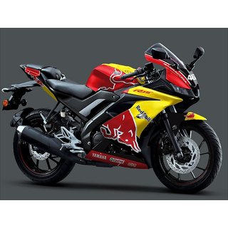 Buy Yamaha V3 R15 Redbull 2 Design Wrap Decal Sticker Kit Online 2899 from ShopClues