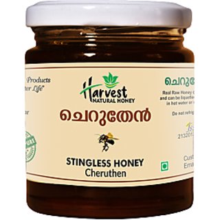 Cheruthen-Harvest Natural Stingless Bee Honey -  Natural Organic product from Western Ghats of Kerala - 250 G