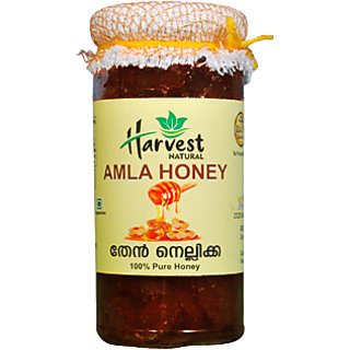Organic AMLA with Pure Natural Honey (Ingredients Organic Amla + Honey) Harvest Natural Amla Honey 300 G