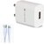ZEBRONICS Zeb-MA5211 USB Charger Adapter with 1 Metre Micro USB Cable, Fast Charge, for Mobile Phone/Tablets (White)