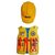 Engineer Plastic Community Helper Yellow Color With Accessories And Helmet Fancy Dress Costume For Kids Age 3-8 yrs