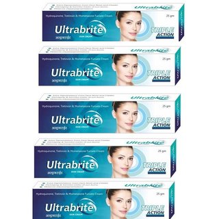 Ultrabrite Triple Action Skin Cream (Pack of 5 pcs )  25g each