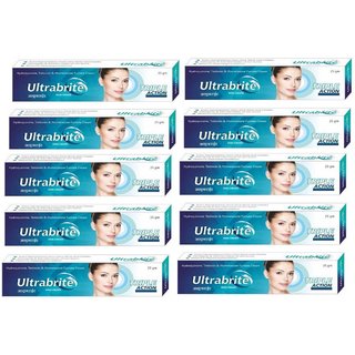 Ultrabrite Triple Action Skin Cream (Pack of 10 pcs )  25g each