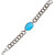 Dynox Salman Khan Inspired Stylish Turquoise Metallic Silver Bracelet