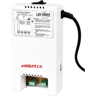 eHIKPLUS CCTV Power Supply for 8Channel (12V 10 Amp - Metal Body) SMPS