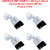 eHIKPLUS 2MP 1080P Full HD Night Vision Outdoor Bullet Camera (White) - Pack of 4 Pcs