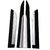 Side Door Cladding/Molding For ECOSPORT  Set Of 4, Genuine ABS