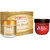 Aryanveda 24 Carat Gold Bleach Cream 450gm And Lightening & Brightening Kashmere Saffron Body Yogurt, 200mL
