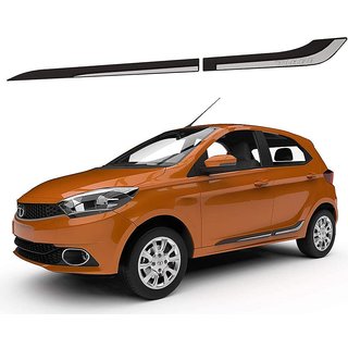 Side Door Cladding/Molding For TIAGO Set Of 4, Genuine ABS Side Door Cladding/Molding For TIAGO Set Of 4, Genuine ABS