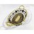 OKASHA BRASS Metal Basket with Decorative Carving  Bugle Bead Work (GOLDEN COLOR) For Fruits, Vegetables, Pooja, Shagun