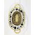 OKASHA BRASS Metal Basket with Decorative Carving  Bugle Bead Work (GOLDEN COLOR) For Fruits, Vegetables, Pooja, Shagun