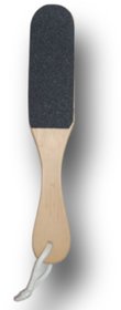 foot filer with wooden handle