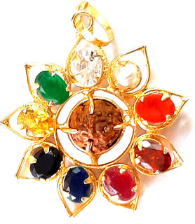 RS JEWELLERS Gold-plated Sapphire Brass Locket