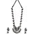 Zukhruf Oxidised Silver Antique Jewellery Looklike Elephant Chain Pendant Necklace Set(SGM-064)