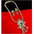 Zukhruf Fashion Stylish Oxidised Gold Plated Krishna Flute Necklace Set for Women  Girls(SGM-056GG)