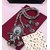 SGM Zukhruf Fashion Silver Oxidised Designer Jewellery Krishna Flute Necklace Set for Women  Girls