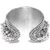 Zukhruf Fashion Oxidised German Silver ghungroo Cuff Bracelet Traditional kada Bangle for Women (1 pc)(SGM-012)