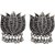 Zukhruf Fashion Oxidized Silver and Lotus Choker Necklace for Women(SGM-024)